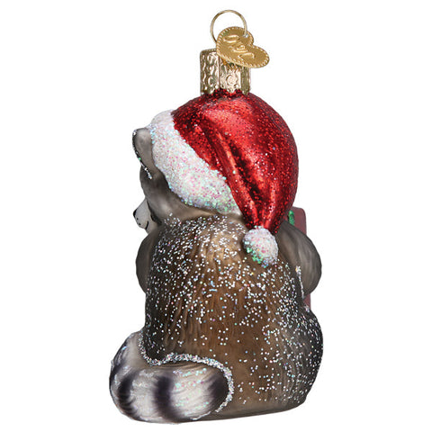 Weihnachtsschmuck: Waschbär-Bandit-3