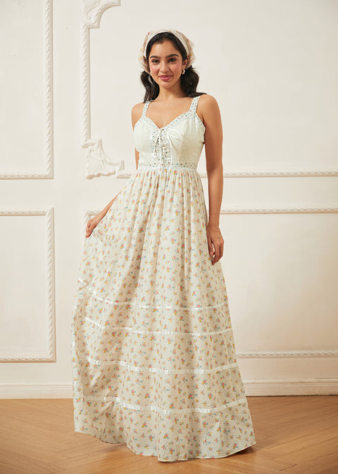 GUNNE SAX für ModCloth Reyna Maxikleid mit Schnürung-7