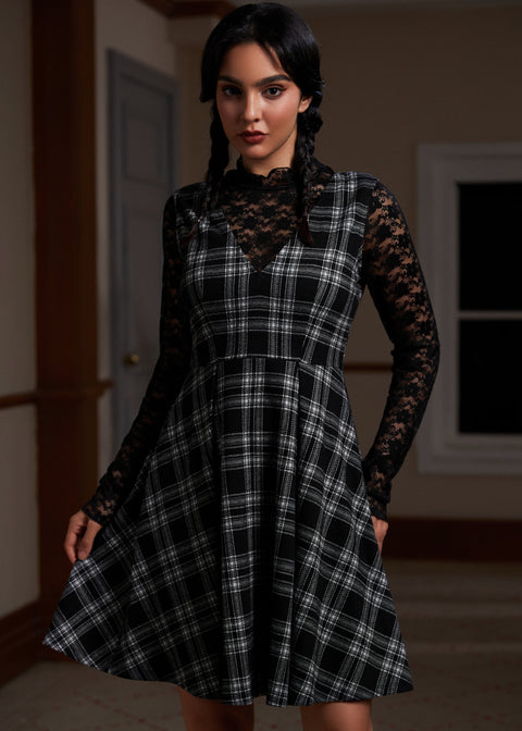 Ärmelloses, ausgestelltes Kleid „Niedlich wie Muskatnuss“-4