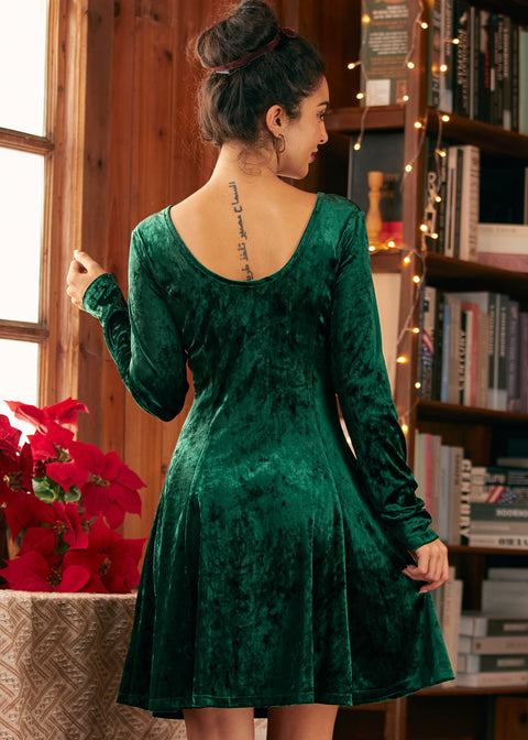 Retro Radiance Fit&Flare Kleid-2