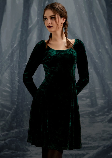 Retro Radiance Fit&Flare Kleid-7