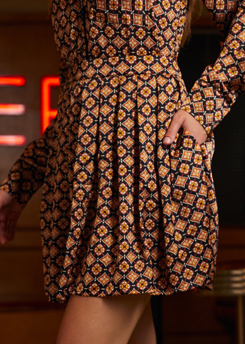 Geo-Plissee-Minirock-2