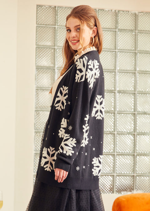 Whispers of Winter Snowflake Sweater-3