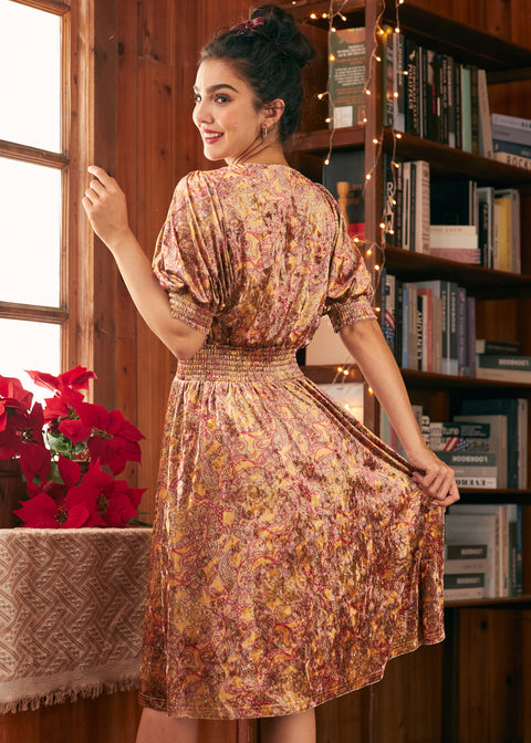 Bohemian Rhapsody Ballonärmelkleid-2