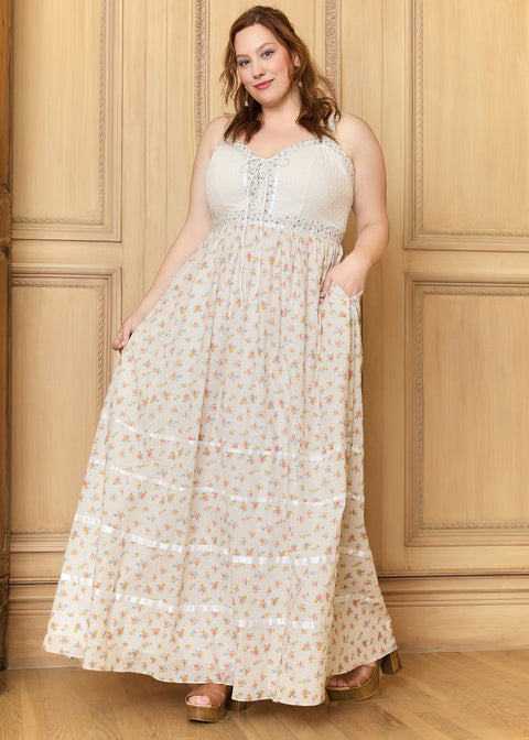 GUNNE SAX für ModCloth Reyna Maxikleid mit Schnürung-1