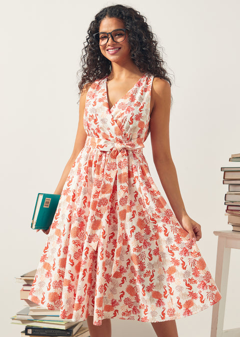 Instant Energy Faux-Wickelkleid-3