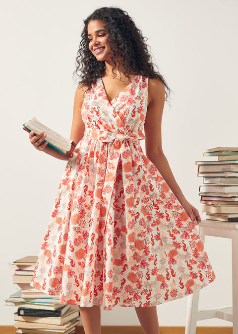 Instant Energy Faux-Wickelkleid-4