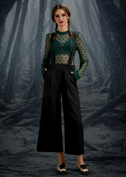 ModCloth Roxanne Bluse mit Smok-Einsatz und Stehkragen-3