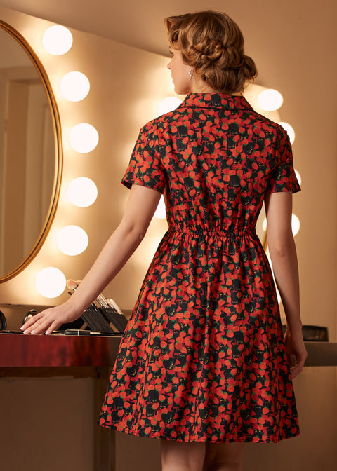 Cause a Little Trouble Fit&Flare Kleid-4