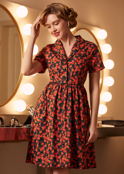 Cause a Little Trouble Fit&Flare Kleid-6