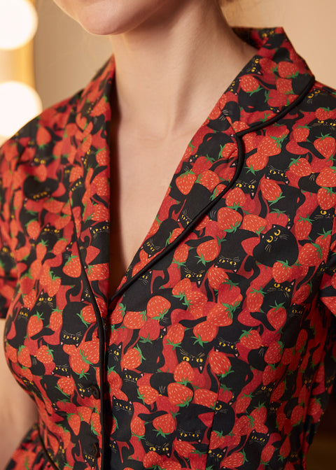 Cause a Little Trouble Fit&Flare Kleid-3