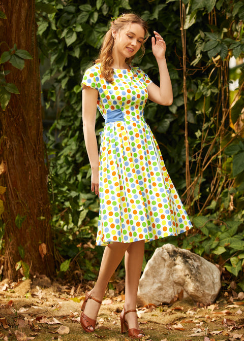 Konfetti-Tagtraum-Kleid in A-Linie-6