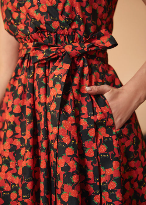 Instant Energy Faux Wrap Dress-1