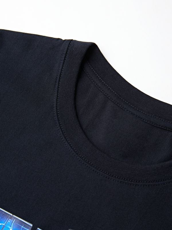 Men's Sports Car Print Washed Tee-3