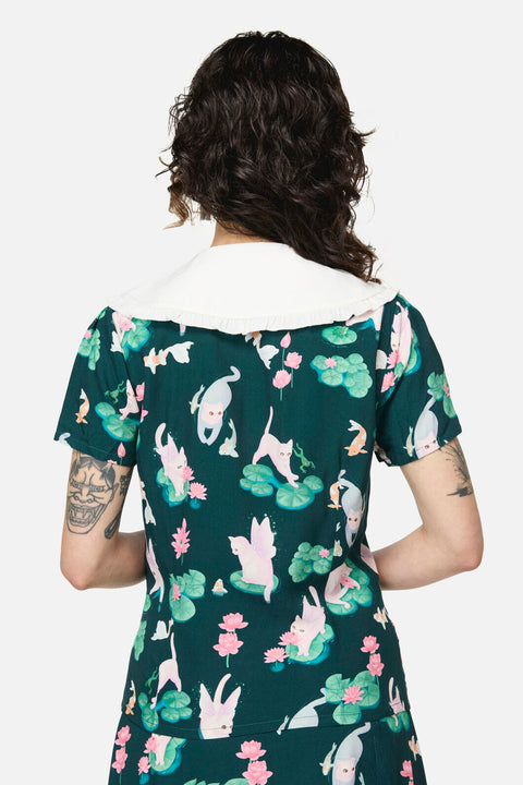 Lilycat Cottagecore Bluse-3