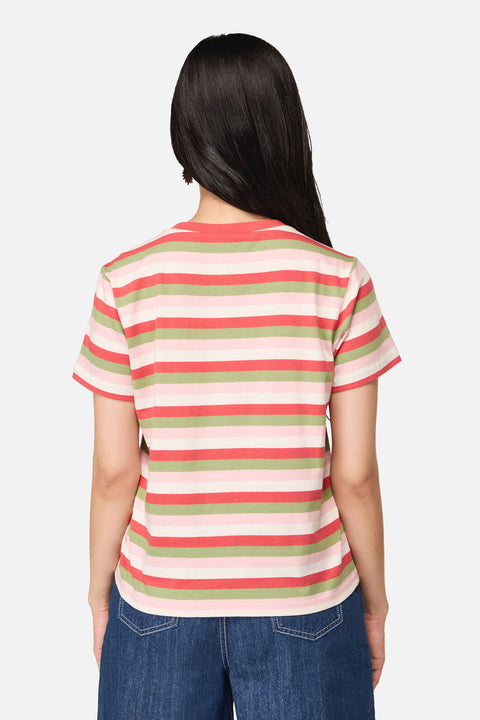 Erdbeer-Katzen-Taschen-T-Shirt-3