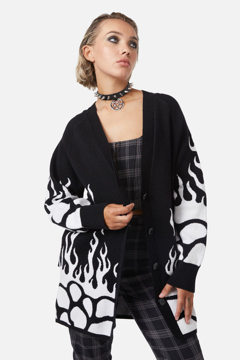 Dunkler Tarot-Cardigan-2