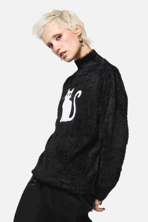 Catkins Bouclé-Strickpullover-2