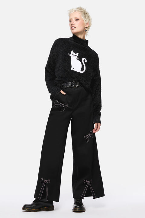 Catkins Bouclé-Strickpullover-5