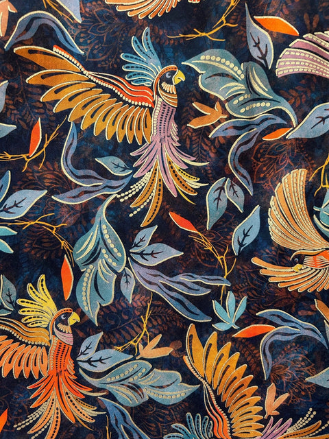 Minikleid im Vintage-Stil „Birds of a Feather“-1