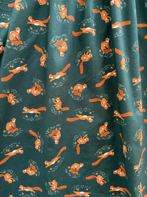 Retro Fit&Flare Kleid Chipmunks-1