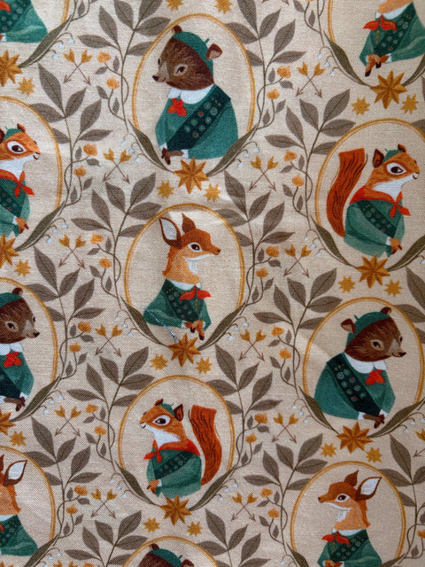 Retro Fit&Flare Kleid Woodland Scout-1