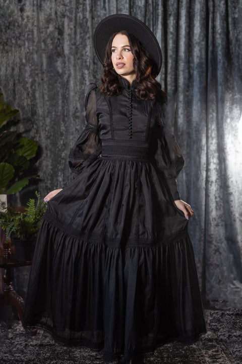 Morgana – Romantisches, viktorianisch inspiriertes Maxikleid-2
