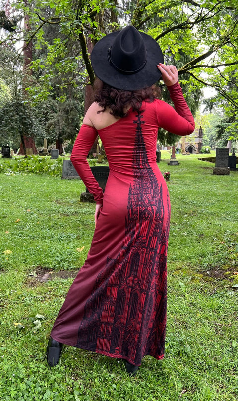 Elspeth - Bequemes Maxikleid im Kathedralenstil-3