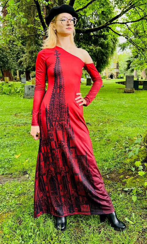 Elspeth - Bequemes Maxikleid im Kathedralenstil-6