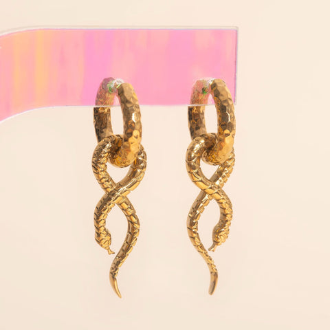 Schlangen-Chongy-Huggie-Hoop-Anhänger-1