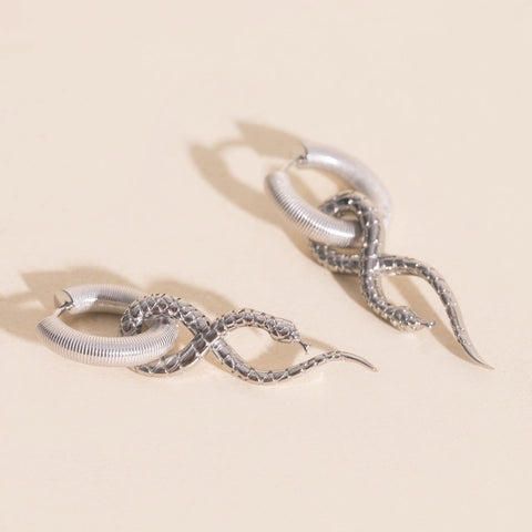 Schlangen-Chongy-Huggie-Hoop-Anhänger-4