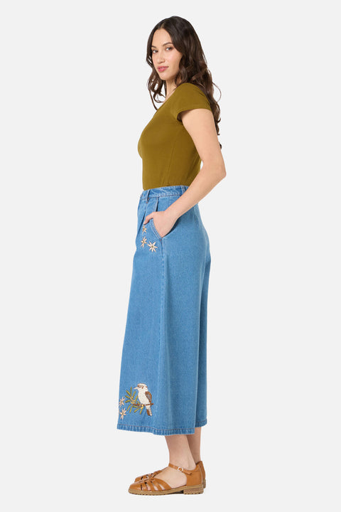 Kooka&Wattle Denim Culotte-4