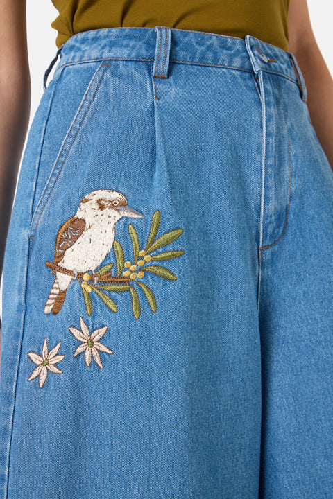 Kooka&Wattle Denim Culotte-1