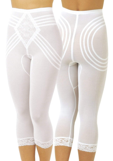 Atmungsaktiver Caprihosen-Einsatz mit Bund | Power-Mesh-Gewebe | Fester bis extra fester Halt | Modell 6269-4