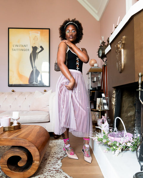 Balletcore Sheer Crew Sock-5