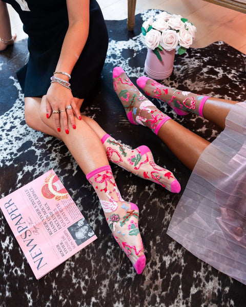 Balletcore Sheer Crew Sock-7