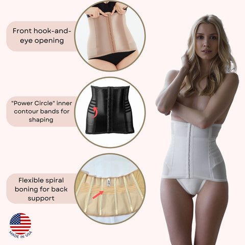 Shapette Powermesh Satin Panel Taillenmieder | Stil 821-1